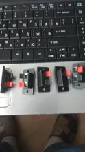 2019 caliente 5 uds 2 conector de posiciones Terminal Push en Jack primavera carga de Audio terminales de altavoz