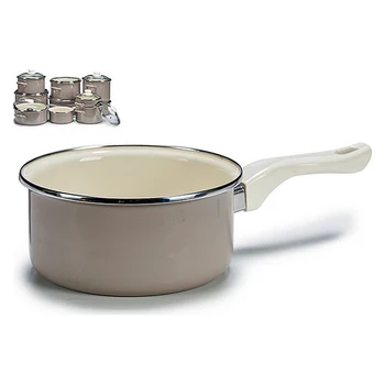 Saucepan Grey Enamelled Steel 
Saucepan Grey Enamelled Steel