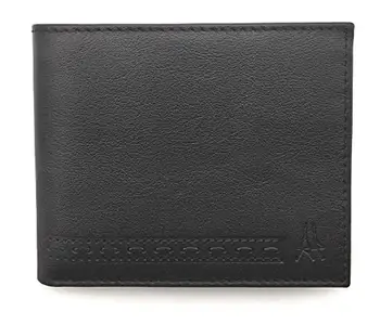 Men's leather wallet. Multiple slots and compartments. Landscape. Made in Spain. Black Color
Men's leather wallet. Multiple slots and compartments. Landscape. Made in Spain. Black Color