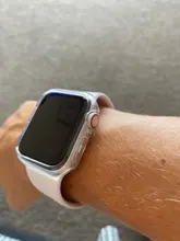 Funda para reloj Apple Watch, 6/4/5/3/2/1, 40mm, 44mm, medio paquete, galvanoplastia, TPU, 6 colores, Series, IWatch, 42mm, 38mm