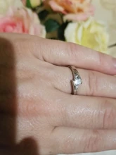 Anillo de piedra de circón redondo y pequeño para mujer, joyería de boda de Color plata Vintage, anillos de compromiso de cristal para mujer