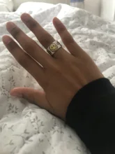DreamySky-anillos con cara sonriente para mujer y hombre, joyería con dijes, estilo Punk Vintage, bohemio, nudillo antiguo, regalo de fiesta