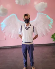 Suéter de terciopelo con cuello en V para hombre, chaleco masculino a rayas de talla grande 5XL, chalecos de estudiantes de estilo pijo Ulzzang para Otoño e Invierno