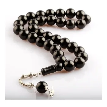 IDEAL Oltu Stone 15 mm Large Length Sphere Cut Rosary 
IDEAL Oltu Stone 15 mm Large Length Sphere Cut Rosary