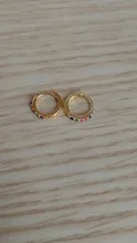 CANNER-pendientes de plata de ley 925 con micro mosaico, joyería aros para mujer, 1 par, 2021