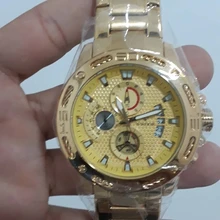 WWOOR-reloj analógico de acero inoxidable para hombre, nuevo accesorio de pulsera de cuarzo resistente al agua con cronógrafo, complemento Masculino deportivo de marca de lujo disponible en color dorado, 2021