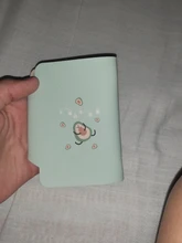 Tarjetero de piel sintética con 20 Bits para hombre y mujer, Tarjetero con patrón de Arte de dibujos animados