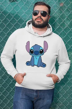 Angemiel Wear Stich White Men 'S Hooded Sweatshirt 
Angemiel Wear Stich White Men 'S Hooded Sweatshirt