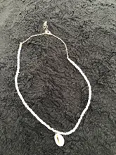 HuaTang-Collar con adorno de concha para mujer, colgante bohemio en color verde con adorno de concha de estrás, accesorios de playa a la moda, modelo 6947