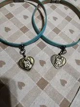 Placa de identificación con grabado gratis para perros y gatos, placa con nombre personalizada, antipérdida, con forma de corazón, colgante para Collar