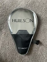 Huleson-raqueta de Ping Pong de entrenamiento, Nano carbono 9,8, para ataque rápido