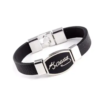 Angemiel Men Steel Ataturk Black Leather Men Bracelet
Angemiel Men Steel Ataturk Black Leather Men Bracelet