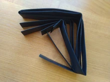 Tubo termorretráctil de 1 metro, 2:1, negro, 15mm, 16mm, 18mm, 20mm, 22mm, 25mm, 28mm, 30mm, 35mm, 40mm