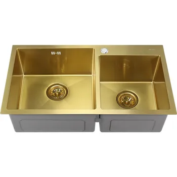 Washing 7843 Melana profline 3,0/220 satin gold 2nd bowl, mortise rectangular s7843hg
Washing 7843 Melana profline 3,0/220 satin gold 2nd bowl, mortise rectangular s7843hg