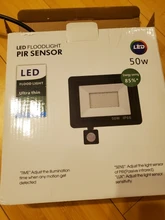 Led-Flood-Light Pir-Sensor Adjustable Street 220V 100W Induction 50W 20W 30W with 110V