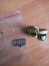 Metal Round Shape Clasp Turn Lock Twist Lock for DIY Handbag Bag Purse Hardware