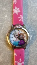 UTHAI CQ06-Reloj de pulsera de cuarzo con diseño de princesa para niños, reloj de moda de cristal de dibujos animados de cuero, resistente al agua