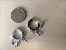 Fanqieliu-pendientes de plata de ley 925 auténtica con forma de luna y estrella para mujer, joyería Vintage creativa, aros cruzados, FQL20495