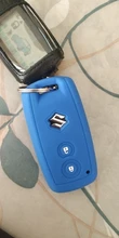 ZAD-funda de cobertura de mando a distancia de goma y silicona, funda de protección de la piel, soporte de carcasa para SUZUKI Swift Sport SX4 SCORSS grand vitara smart sin llave