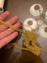 2 medidor de Metal cadena de oro negro plateado Cadena de aluminio para hacer joyería suministros DIY