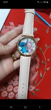Nuevas de cuero puntada relojes de las mujeres reloj de cuarzo reloj de pulsera de dibujos animados chico regalo