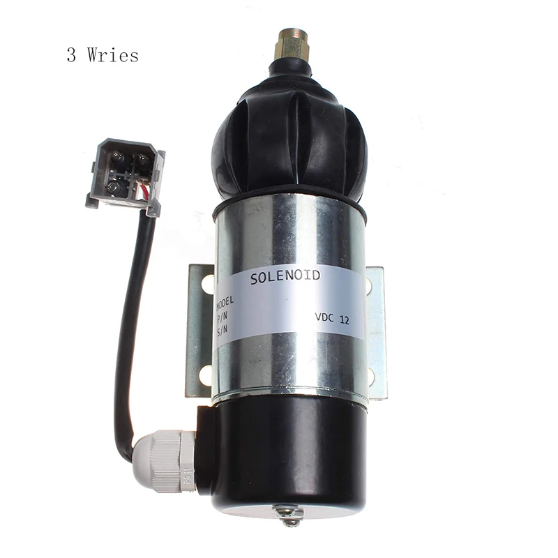 Fuel Stop Solenoid 872826 1827650 12V 2 Wires/3 Wries for Volvo Penta TAMD61A TAMD70E TAMD70D AQD70D Perkins 2006 3008 3012
Fuel Stop Solenoid 872826 1827650 12V 2 Wires/3 Wries for Volvo Penta TAMD61A TAMD70E TAMD70D AQD70D Perkins 2006 3008 3012