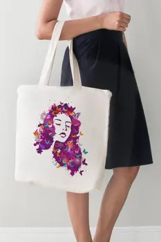 Angemiel Bag Large Purple Butterfly Hair Women Tote Shopping Beach Bag
Angemiel Bag Large Purple Butterfly Hair Women Tote Shopping Beach Bag