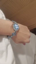 Reloj de pulsera de cuarzo con diamantes de imitación para mujer, pulsera de lujo con trébol de cuatro hojas, a la moda, regalos, 1 Uds.