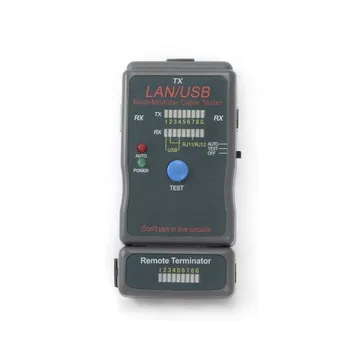 Network Cable Tester GEMBIRD NCT-2 Grey
Network Cable Tester GEMBIRD NCT-2 Grey