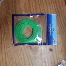 Tubo de pesca luminoso, 1 unidad, 4 metros de diámetro, 1mm, Mangas de silicona suave, aparejo de pesca, accesorios de línea de anzuelo