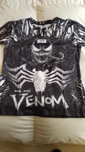 SONSPEE-Camiseta con estampado 3D de Venom para hombre y mujer, camiseta de manga corta única, ropa Sexy para hombre y mujer, Tops D84 2020