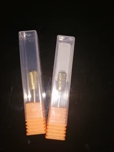 Uds oro de carburo de tungsteno de corte de Metal de uñas taladro eléctrico de reemplazar poco manicura quitar Gel herramienta SAXDJ1-10