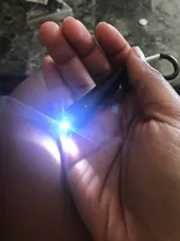 Mini lámpara LED portátil superbrillante para acampar, llavero de aluminio, luz LED, linterna de defensa personal para exteriores