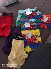 Calzoncillos bóxer de algodón con dibujos animados para niños, ropa interior de dibujos animados, 4 Uds.