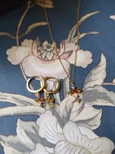 CANNER-collar de plata de ley 925 para mujer, collares con colgante de circón de colores cruzados, joyería femenina, collares de Color dorado