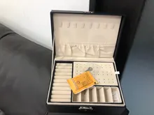 Stud-Ornament Jewelry-Box Storage-Box Earrings Multi-Function Large High-Capacity Double-Layer