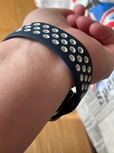 Solo bucle para reloj Apple Watch banda 44mm 40mm, 42mm, 38mm transpirable elástico de la correa banda pulsera de silicona iWatch Serie 3 4 5 SE 6 Correa