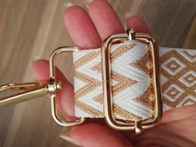 Correa de algodón/nailon para bolso O de mujer, correa de 140cm para bolsa de mensajero, ancho de 3,8 cm, correas cruzadas para bolso de mano