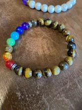 Pulsera ajustable con sistema Solar de piedra Natural, pulsera con cuentas de galaxia del universo, ocho planetas, regalo para novia