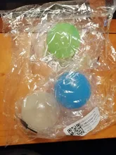 Bolas adhesivas luminosas de juguete para aliviar el estrés, Bola de pared, Juguetes de descompresión, regalo de Navidad para niños, 3 unidades por lote
