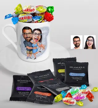 Personalized Marriage Proposal Caricature Of Turkish Coffee Cup Selamlique Mixed Turkish Coffee house And Haribo Candy Gift Seti-3
Personalized Marriage Proposal Caricature Of Turkish Coffee Cup Selamlique Mixed Turkish Coffee house And Haribo Candy Gift Seti-3