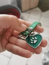 Etiqueta de identificación personalizada para mascotas, Collar de etiqueta en forma de corazón, Colgante para Nombre de gato, colgante de perro grabado personalizado, placa con nombre, accesorio para Collar