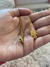 MAGNÍFICO CUENTO Mano de Hamsa Del Encanto Collar Colgante para Las Mujeres de Los Hombres de Steampunk Joyería Colar Gargantilla de Plata de Oro de Acero Inoxidable Hip Hop