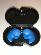 Tapones de silicona para los oídos, accesorios para buceo, deportes acuáticos, natación, suaves, con caja de colección lujosa, 1 par