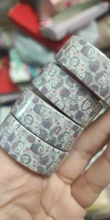 Washi Tape de dibujos animados Kawaii, Cinta adhesiva decorativa creativo de álbum de recortes, álbum de fotos, suministros de colegio estacionario tela, 5M