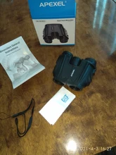 APEXEL-prismáticos HD de gran potencia, minitelescopio telescópico de 114m/1000m para senderismo, caza y avistamiento de aves, 10x25, BAK4