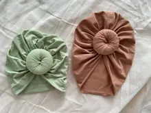 Sombrero de bebé suave con lazo de flores, sombreros para bebé niña turbante para niños pequeños, banda para el pelo, gorro, gorra para bebé recién nacido