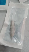 10 unids/lote tatuajes cartucho aguja desechable 8mm tornillo gris Premium Charmant permanente de la máquina de tatuaje pluma 1R 3R 5R 7R 5F 7F