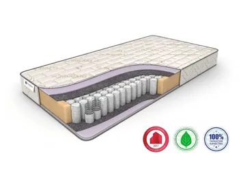 Pocket spring mattress Classic + 15 TFK, 115х190
Pocket spring mattress Classic + 15 TFK, 115х190