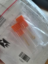 Fresas de carburo de tungsteno dorado para taladro eléctrico, accesorios para manicura y pedicura